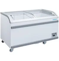 Polar Supermarkt Vrieskist | G-SERIE | 500L | Wit | -18°C/-22°C | Statisch | Schuifdeksels | Wielen | 1424x758x780(h)mm