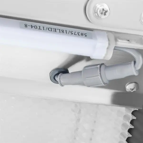 Koelvitrine | G-SERIE | 220L | RVS | +2°C/+10°C | Geforceerd | 4 Niveaus | Zelfbediening | Wielen (Geremd) | 512x838x1791(h)mm