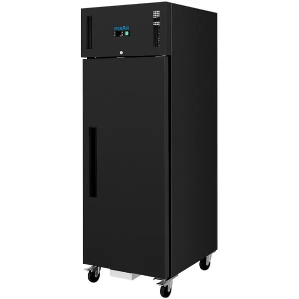 Vrieskast | G-SERIE | 537L (2/1 GN) | Zwart | -10°C/-20°C | Statisch | Wielen (Geremd) | 680x810x2000(h)mm