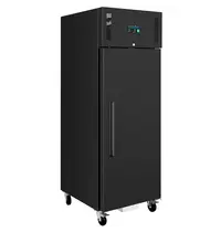 Polar Vrieskast | G-SERIE | 537L (2/1 GN) | Zwart | -10°C/-20°C | Statisch | Wielen (Geremd) | 680x810x2000(h)mm