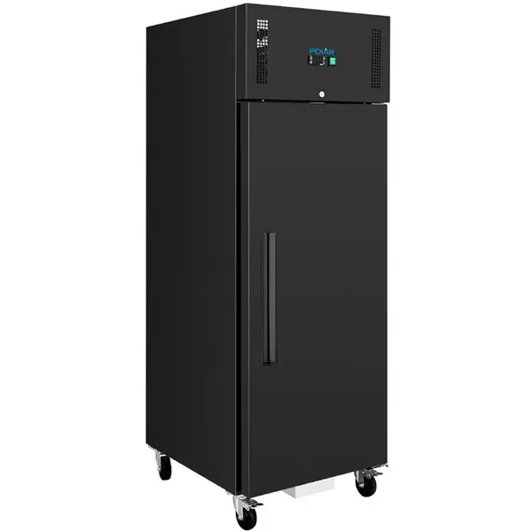 Vrieskast | G-SERIE | 537L (2/1 GN) | Zwart | -10°C/-20°C | Statisch | Wielen (Geremd) | 680x810x2000(h)mm