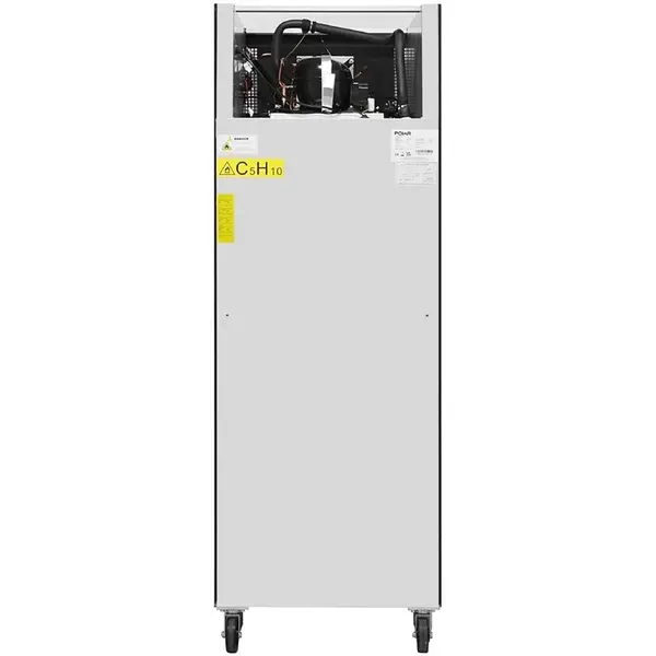 Vrieskast | G-SERIE | 537L (2/1 GN) | Zwart | -10°C/-20°C | Statisch | Wielen (Geremd) | 680x810x2000(h)mm