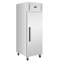 Polar Koelkast | G-SERIE | 600L (2/1 GN) | RVS | -2°C/+8°C | Geforceerd | Wielen (Geremd) | 680x875x2090(h)mm