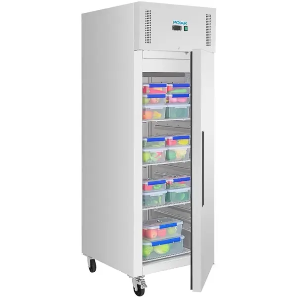 Koelkast | G-SERIE | 600L (2/1 GN) | RVS | -2°C/+8°C | Geforceerd | Wielen (Geremd) | 680x875x2090(h)mm