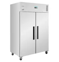 Polar Koelkast | G-SERIE | 1200L (2/1 GN) | RVS | -2°C/+8°C | Geforceerd | Wielen (Geremd) | 1340x875x2090(h)mm