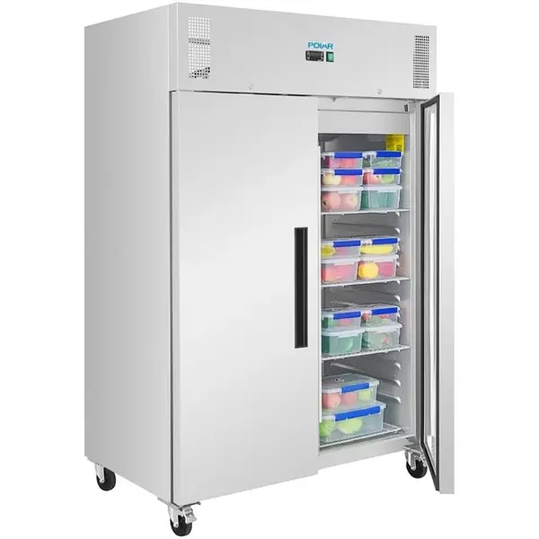 Koelkast | G-SERIE | 1200L (2/1 GN) | RVS | -2°C/+8°C | Geforceerd | Wielen (Geremd) | 1340x875x2090(h)mm