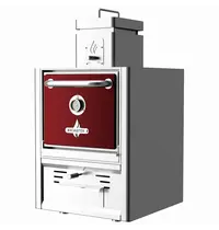 Roaster Grills Houtskooloven | R-SERIES | 250°C/350°C | Maaltijdproductie 30/u | Brandduur 7u (5-7kg Houtskool) | 585x577x1095(h)mm 