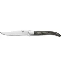 CARLOS Steakmessen | RVS/Hout | 6 Stuks | Lengte 230mm