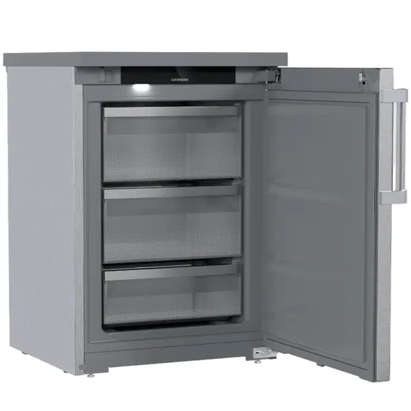 Vrieskast | PERFECTION | Energiezuinig | 101L | RVS/Grijs | -9°C/-26°C | Geforceerd | Temperatuuralarm | App | 600x648x852(h)mm