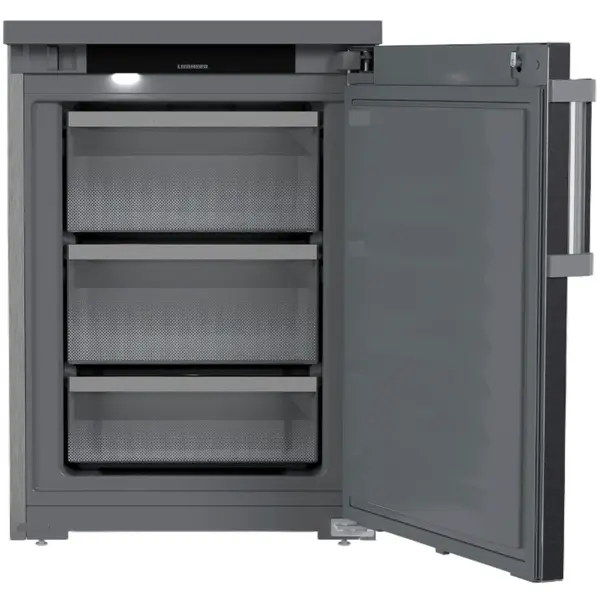 Vrieskast | PERFECTION | Energiezuinig | 101L | RVS/Grijs | -9°C/-26°C | Geforceerd | Temperatuuralarm | App | 600x648x852(h)mm