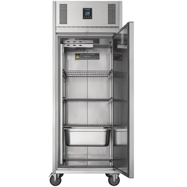 Koelkast | U-SERIE | 550L (2/1 GN) | RVS | -2°C/+4°C | Geforceerd | Wielen (Geremd) | 737x815x1980(h)mm