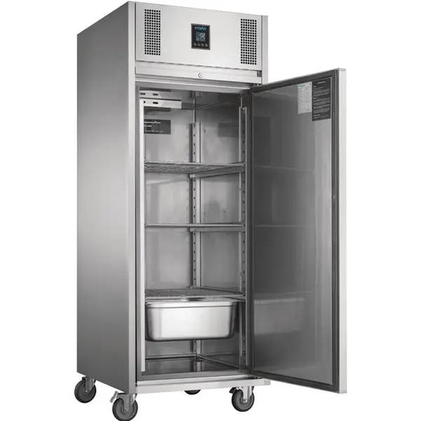 Koelkast | U-SERIE | 550L (2/1 GN) | RVS | -2°C/+4°C | Geforceerd | Wielen (Geremd) | 737x815x1980(h)mm