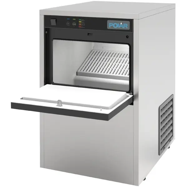 IJsblokjesmachine | U-SERIE | Holle Blokjes | 20kg/24u | Bunker 4kg | Luchtgekoeld | 380x477x590(h)mm