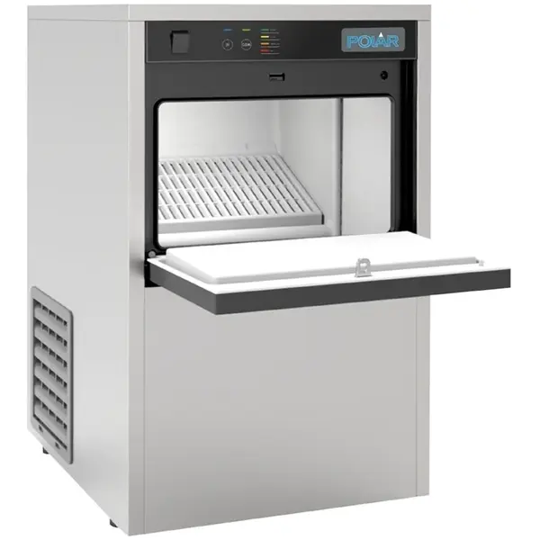 IJsblokjesmachine | U-SERIE | Holle Blokjes | 20kg/24u | Bunker 4kg | Luchtgekoeld | 380x477x590(h)mm