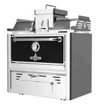 Roaster Grills Houtskooloven | R-SERIES | 250°C/350°C | Maaltijdproductie 35/u | Brandduur 7u (5-7kg Houtskool) | 785x477x995(h)mm 