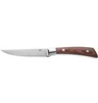 CARLOS Steakmessen | RVS/Hout | 6 Stuks | Lengte 240mm