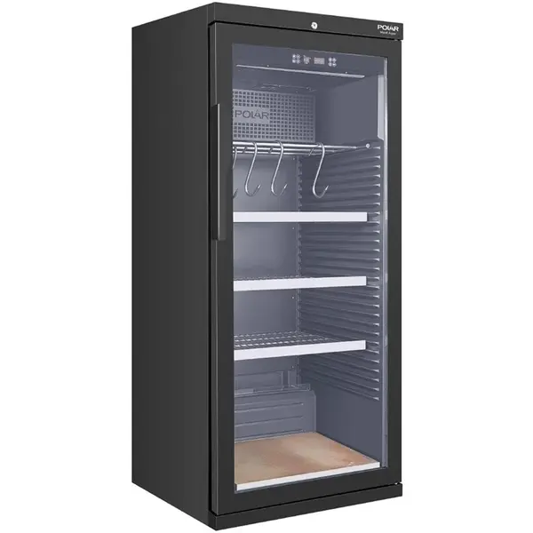 Dry Aging Kast | 400L | Zwart | +1°C/+4°C | Geforceerd | Vochtigheid Instelbaar | 700x780x1650(h)mm