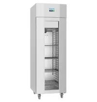 Polar Vrieskast | U-SERIE | 700L (2/1 GN) | RVS | -10°C/-22°C | Geforceerd | Wielen (Geremd) | 700x810x2150(h)mm