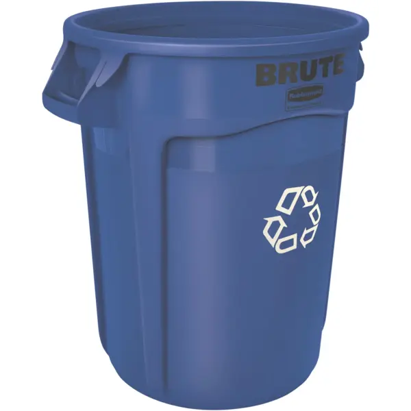 Afvalbak | BRUTE | Kunststof | Blauw | 121.1L | Open | Ø555x692(h)mm