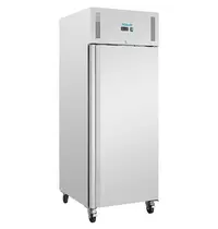 Polar Koelkast | U-SERIE | Energiezuinig | 560L (2/1 GN) | RVS | -2°C/+8°C | Geforceerd | Wielen (Geremd) | 740x875x2090(h)mm