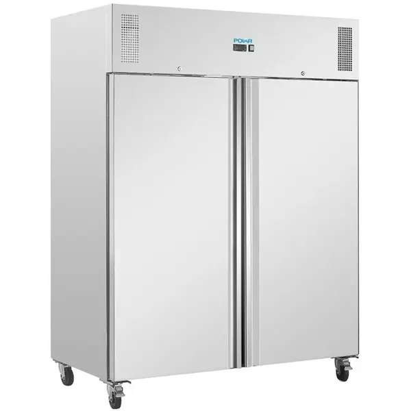 Koelkast | U-SERIE | Energiezuinig | 1300L (2/1 GN) | RVS | -2°C/+8°C | Geforceerd | Wielen (Geremd) | 1420x875x2090(h)mm