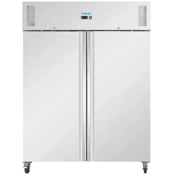 Koelkast | U-SERIE | Energiezuinig | 1300L (2/1 GN) | RVS | -2°C/+8°C | Geforceerd | Wielen (Geremd) | 1420x875x2090(h)mm