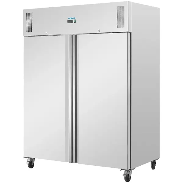 Koelkast | U-SERIE | 1300L (2/1 GN) | RVS | -2°C/+8°C | Geforceerd | Wielen (Geremd) | 1420x875x2090(h)mm