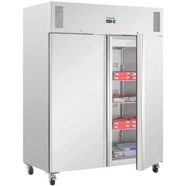 Vrieskast | U-SERIE | 1300L (2/1 GN) | RVS | -18°C/-22°C | Geforceerd | Wielen (Geremd) | 1420x875x2090(h)mm