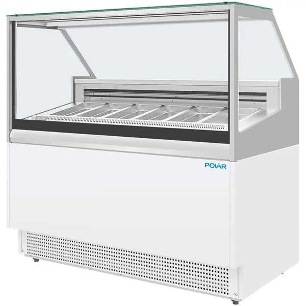 Schepijsvitrine | U-SERIE | 6x 5L | -16°C/-18°C | Geforceerd | 1276x725x1282(h)mm