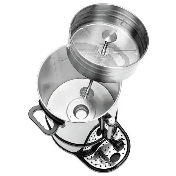 Koffiepercolator | PRO II | RVS/Zwart | 6L | 1.2kW (230V) | Enkelwandig | Lekbak | 310x320x480(h)mm