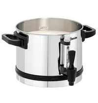 Bartscher Melkdispenser-Opzet | PRO II | RVS/Zwart | 4L | 310x290x175(h)mm 