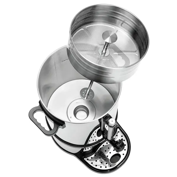 Koffiepercolator | PRO II | RVS/Zwart | 9L | 1.2kW (230V) | Enkelwandig | Lekbak | 310x320x540(h)mm