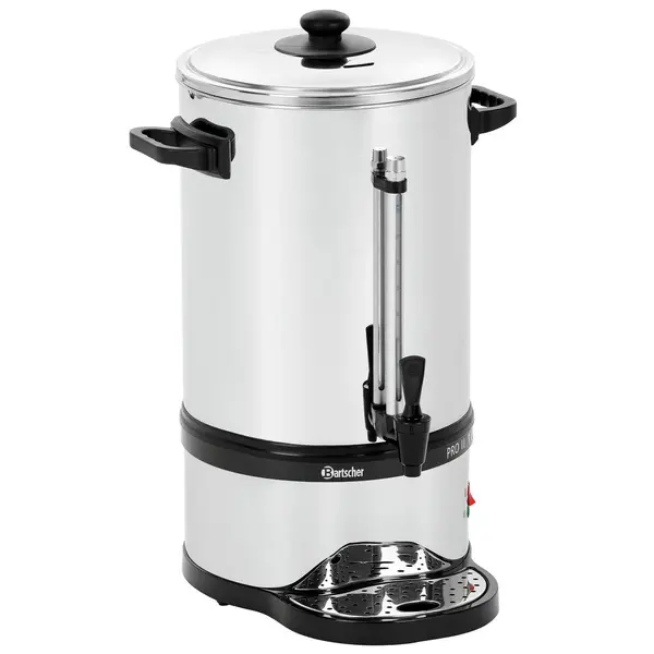 Koffiepercolator | PRO II | RVS/Zwart | 13.2L | 1.45kW (230V) | Enkelwandig | Lekbak | 350x375x540(h)mm