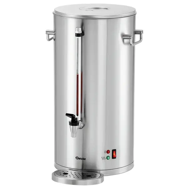 Koffiepercolator | SILVER | RVS | 13.2L | 1.45kW (230V) | Dubbelwandig | Lekbak | 370x360x535(h)mm