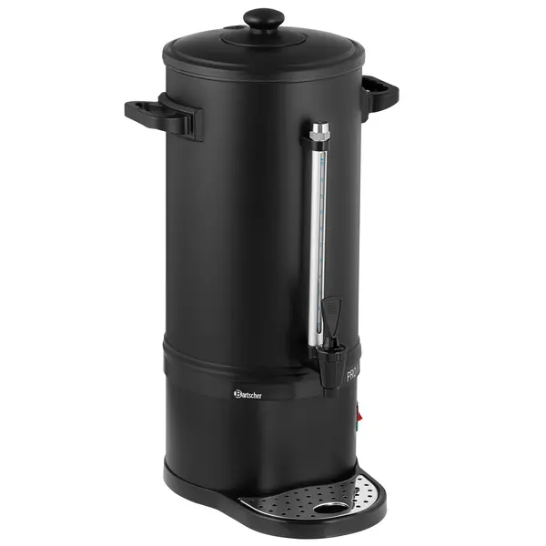 Koffiepercolator | PRO II | Zwart | 9L | 1.2kW (230V) | Enkelwandig | Lekbak | 315x315x550(h)mm