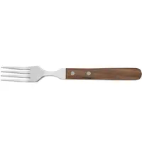 CARLOS Steakvorken | RVS/Hout | 6 Stuks | Lengte 200mm