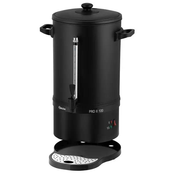 Koffiepercolator | PRO II | Zwart | 13.2L | 1.45kW (230V) | Enkelwandig | Lekbak | 350x370x535(h)mm