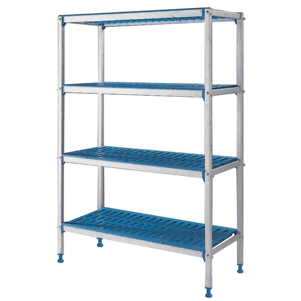 Rekwerk Recht | Modulair | 4 Niveaus (Diepte 400mm) | 1290x400x1750(h)mm