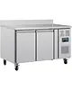 Polar Koelwerkbank | U-SERIE | Energiezuinig | 282L | 2 Deuren (1/1 GN) | -2°C/+8°C | Geforceerd | Achteropstand | Wielen (Geremd) | 1360x700x950(h)mm 