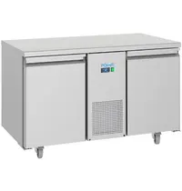 Polar Koelwerkbank | U-SERIE | Energiezuinig | 281L | 2 Deuren (1/1 GN) | -2°C/+8°C | Geforceerd | Wielen (Geremd) | 1300x700x850(h)mm