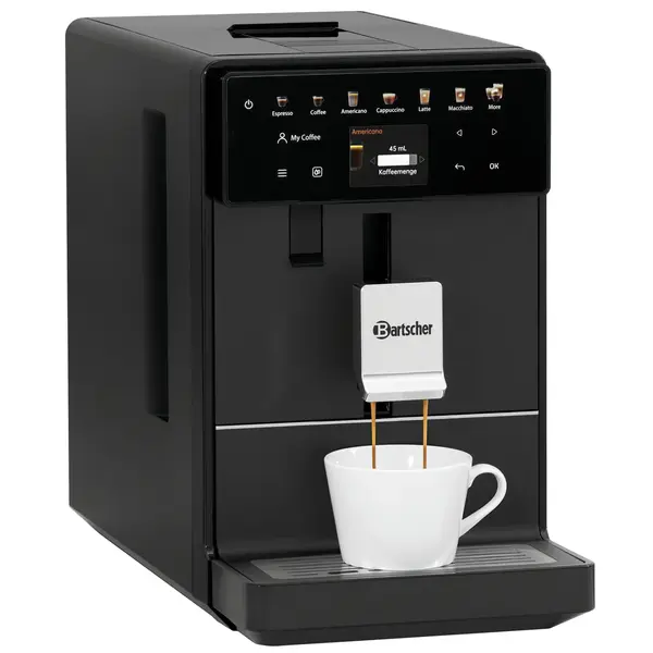 Volautomatisch Koffiezetapparaat | EASY SLIM | 1 Hopper (Bonen) | Waterreservoir + Melkreservoir | 1.4kW (230V) | Touchscreen | 215x455x345(h)mm