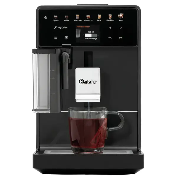 Volautomatisch Koffiezetapparaat | EASY SLIM | 1 Hopper (Bonen) | Waterreservoir + Melkreservoir | 1.4kW (230V) | Touchscreen | 215x455x345(h)mm