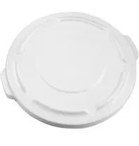 Rubbermaid Deksel | Kunststof | Wit | Rubbermaid BRUTE Afvalbakken | Ø505x46(h)mm