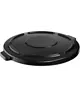 Rubbermaid Deksel | Kunststof | Zwart | Rubbermaid BRUTE Afvalbakken | Ø505x46(h)mm 