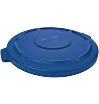 Rubbermaid Deksel | Kunststof | Blauw | Rubbermaid BRUTE Afvalbakken | Ø505x46(h)mm 