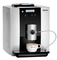 Bartscher Volautomatisch Koffiezetapparaat | EASY BLACK | 60 Kopjes/u | 1 Hopper (Bonen) | Waterreservoir | 1.4kW (230V) | 300x500x360(h)mm 
