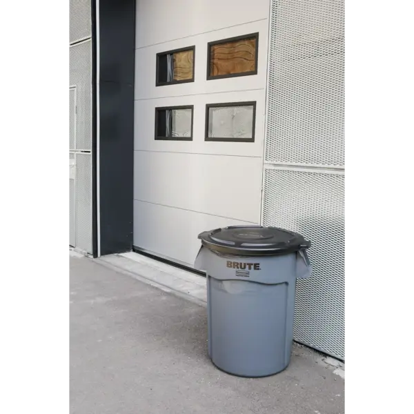 Afvalbak | BRUTE | Kunststof | Grijs | 75.7L | Open | Ø495x581(h)mm