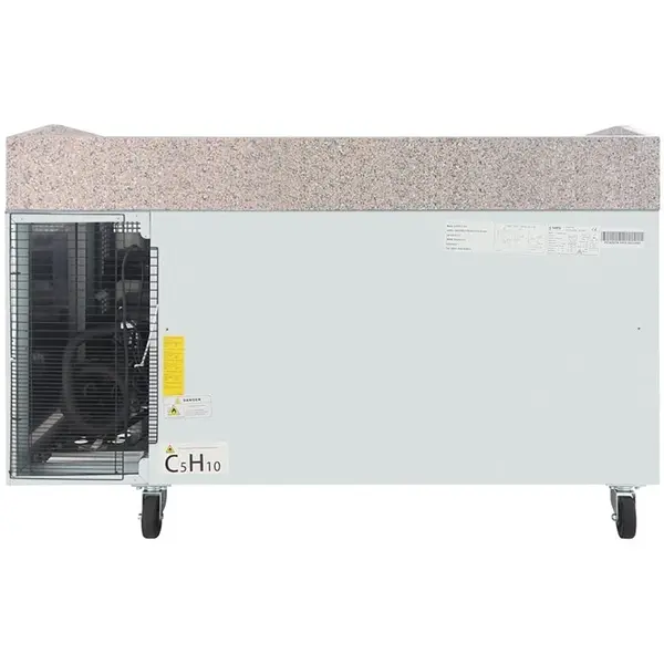 Pizzawerkbank | U-SERIE | Energiezuinig | 428L | 2 Deuren (EN600X400) | +2°C/+8°C | Geforceerd | 1510x800x1000(h)mm