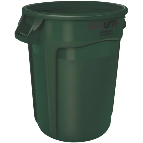 Afvalbak | BRUTE | Kunststof | Donkergroen | 75.7L | Open | Ø495x581(h)mm