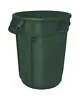Rubbermaid Afvalbak | BRUTE | Kunststof | Donkergroen | 75.7L | Open | Ø495x581(h)mm 